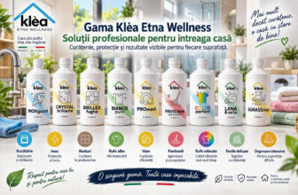 Produse pentru curățenie Klea de la Etna Wellness pentru bucătărie, baie, inox și întreținerea locuinței